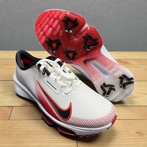 Nike Air Zoom Infinity Tour 2 Golf Red FD0217-101 Men's Size 9.5 New Spiked